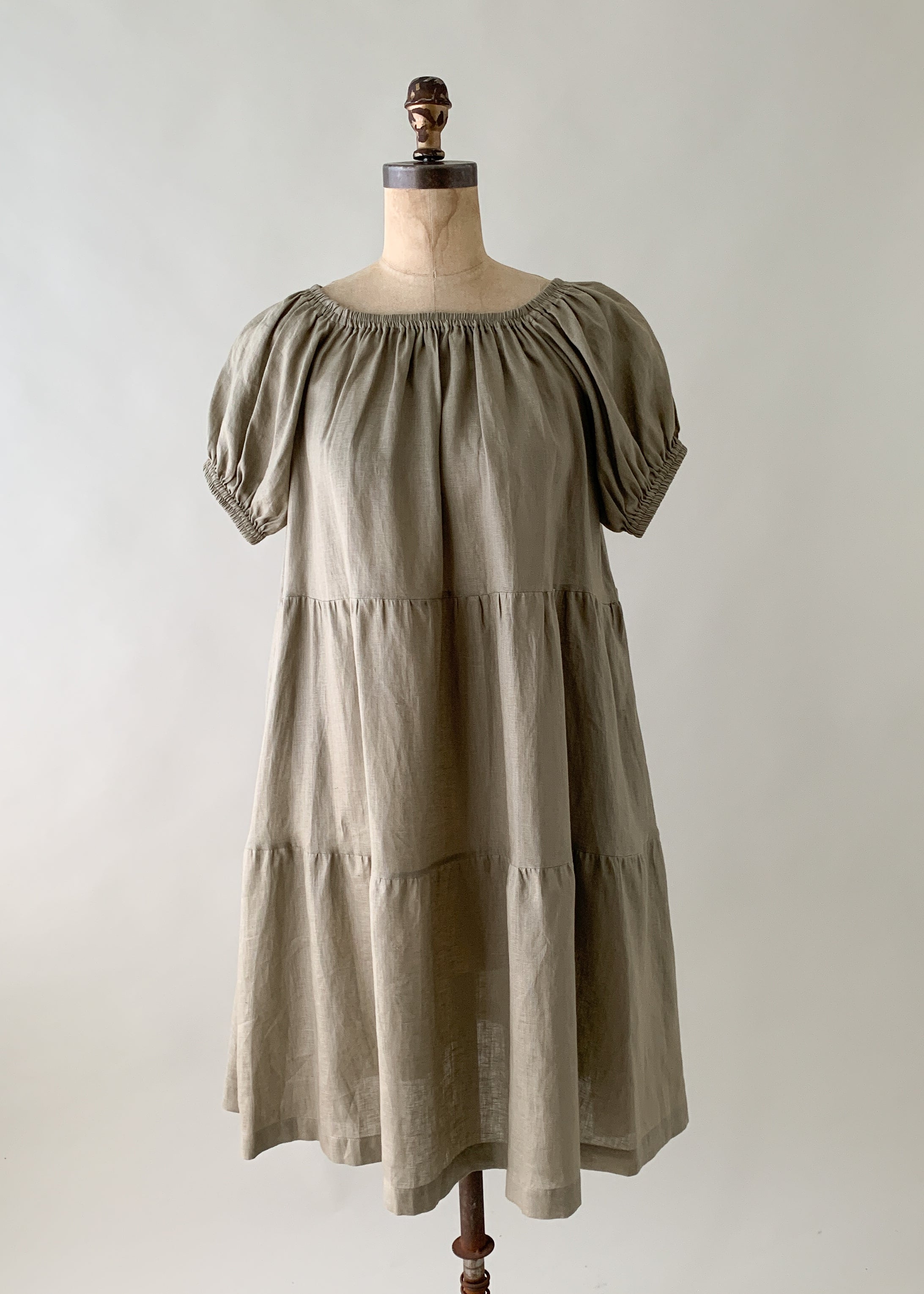 Vintage 1990s YSL Flax Weekend Dress