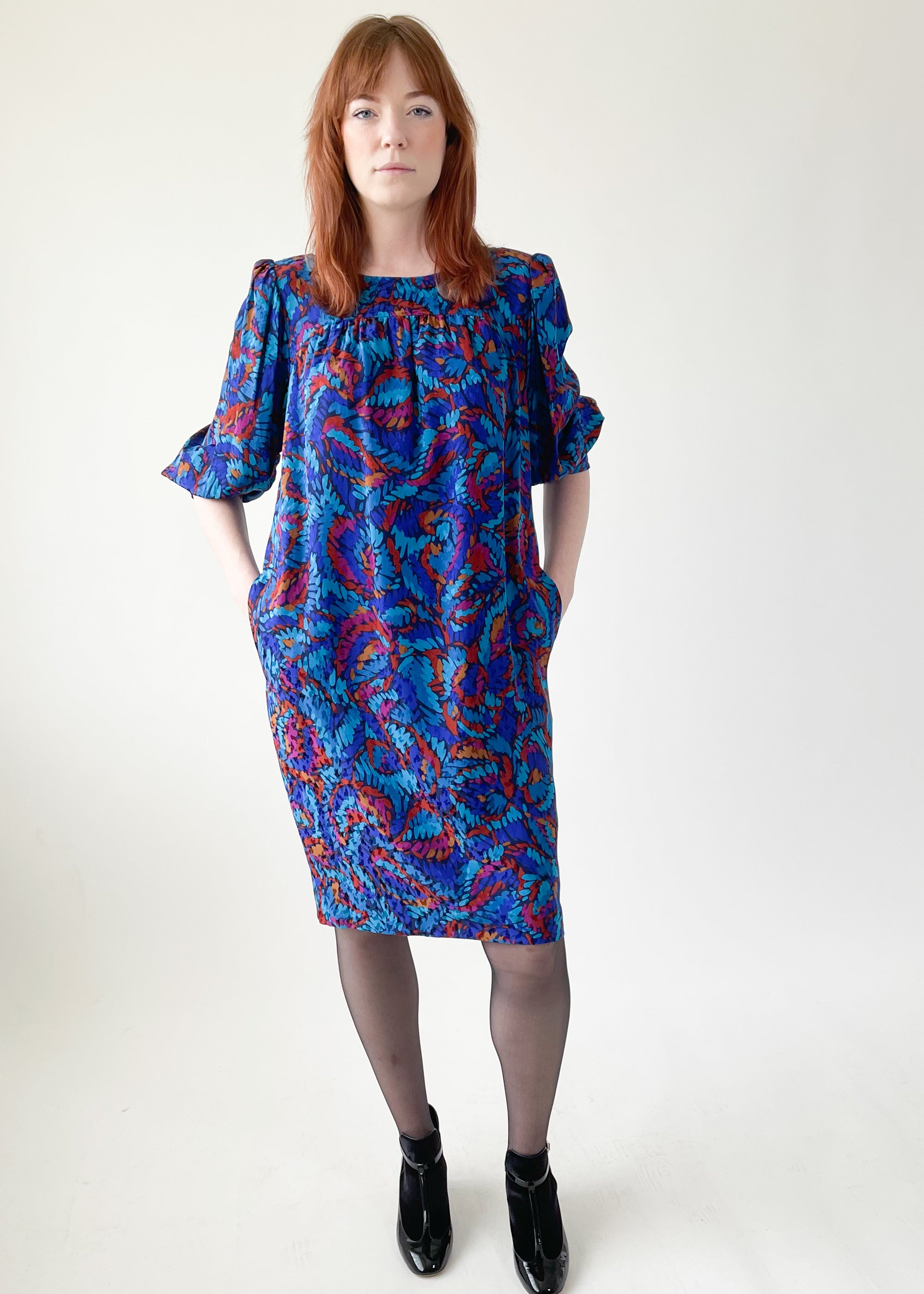 Vintage Yves Saint Laurent Silk Dress