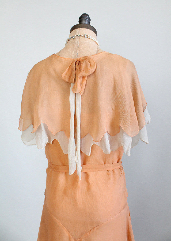 Vintage 1930s flapper dress