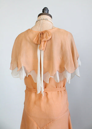 Vintage 1930s flapper dress