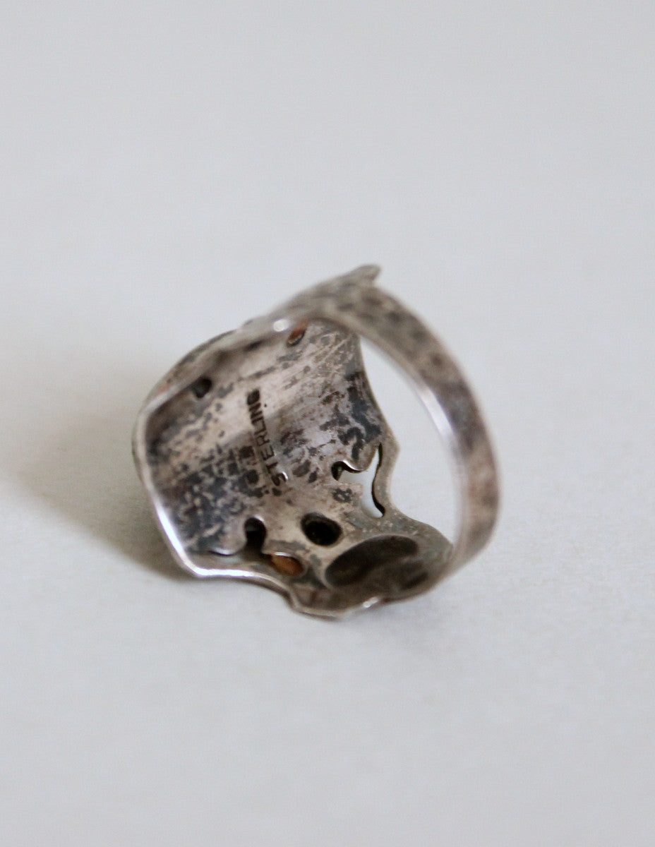 Vintage Turquoise and Sterling Silver Ring