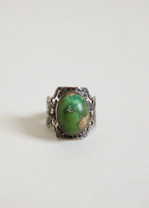 Vintage Turquoise and Sterling Silver Ring