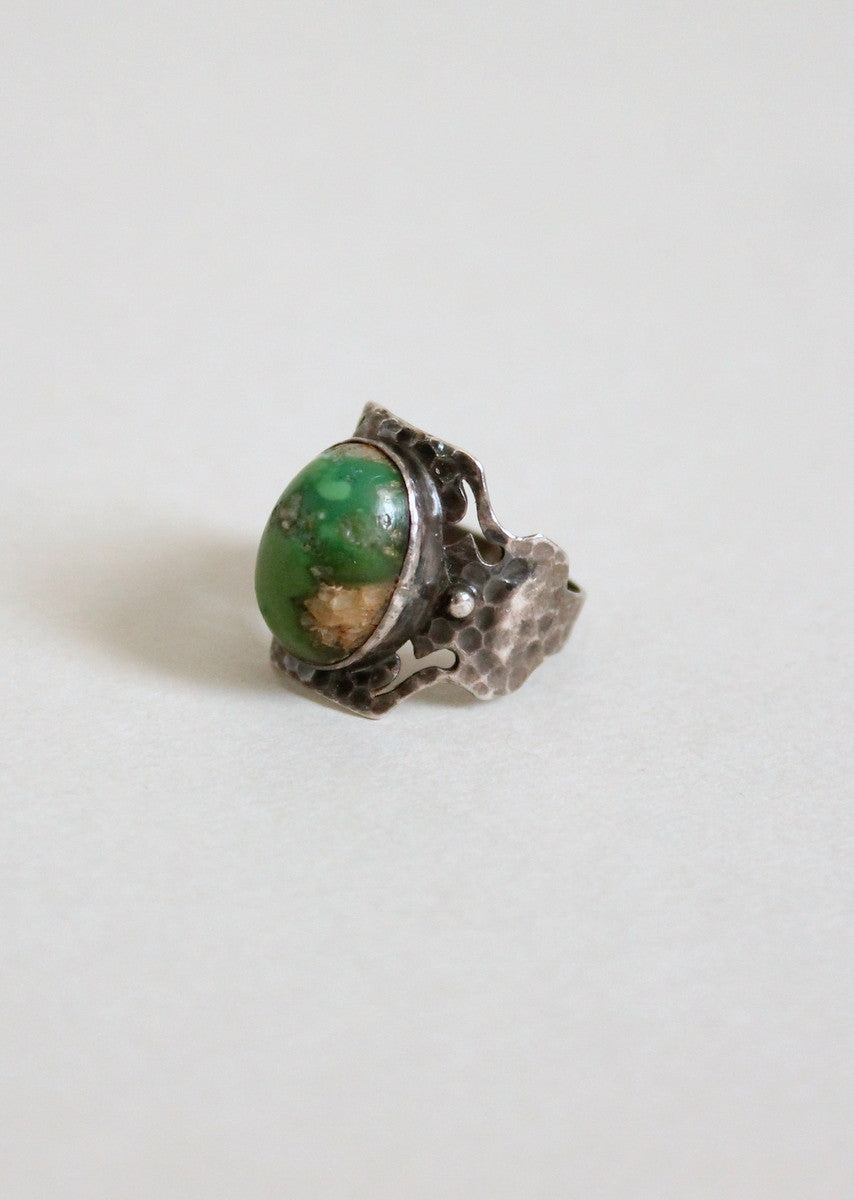 Vintage Turquoise and Sterling Silver Ring