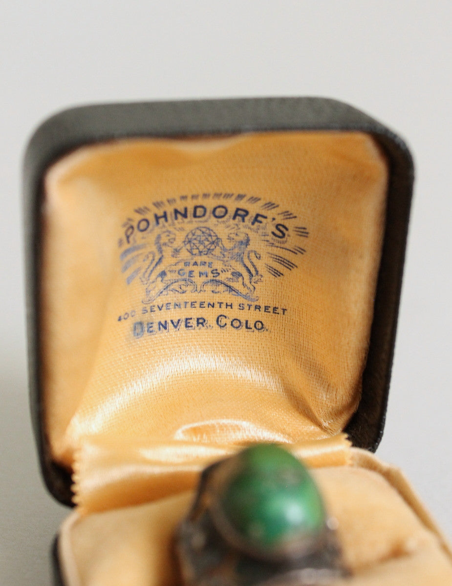 Vintage Turquoise and Sterling Silver Ring