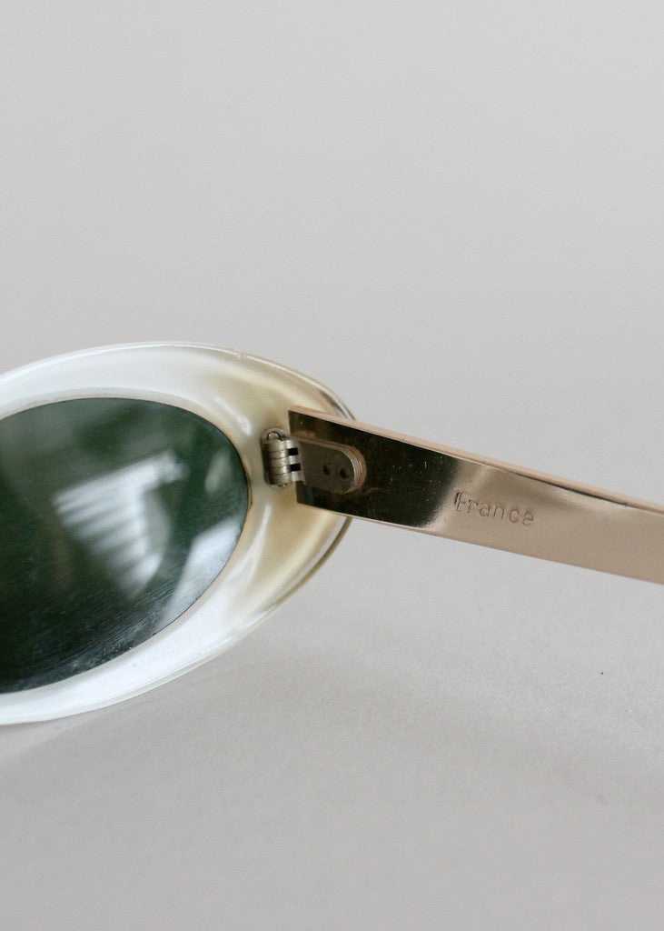 Vintage 1950s French Mother of Pearl Sunglasses