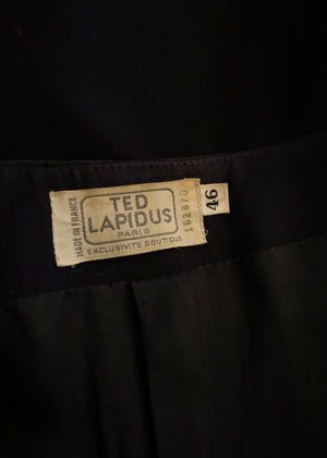 Vintage 1980s Ted Lapidus Pleated Jacket