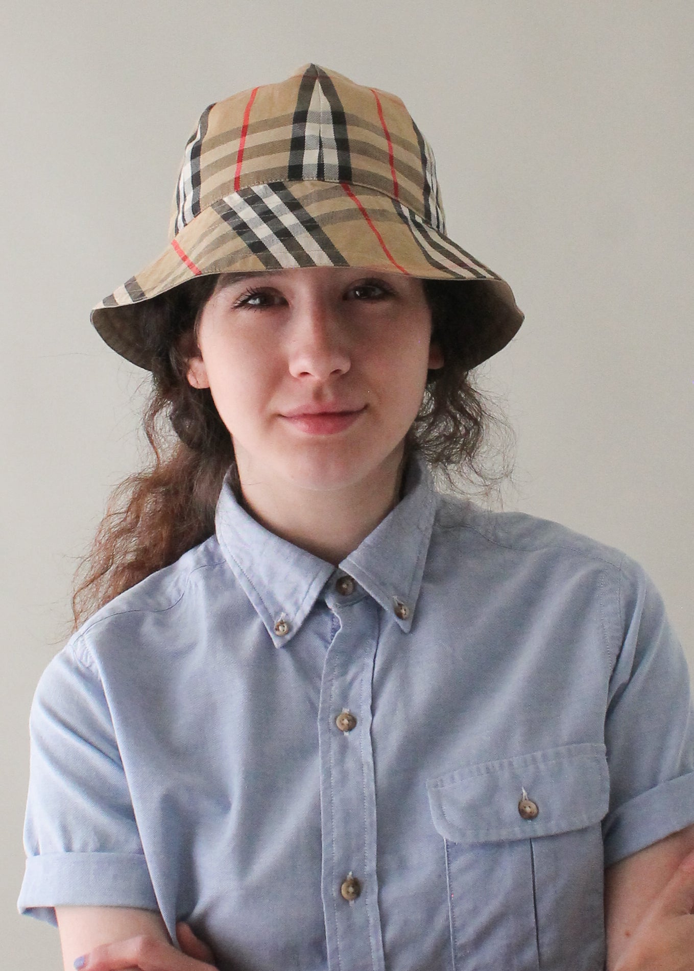 Vintage Burberry Reversible Bucket Hat
