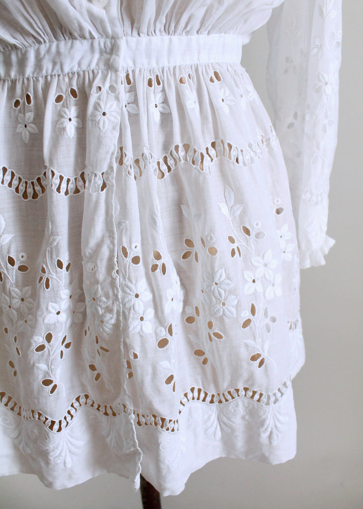 1910s peplum blouse