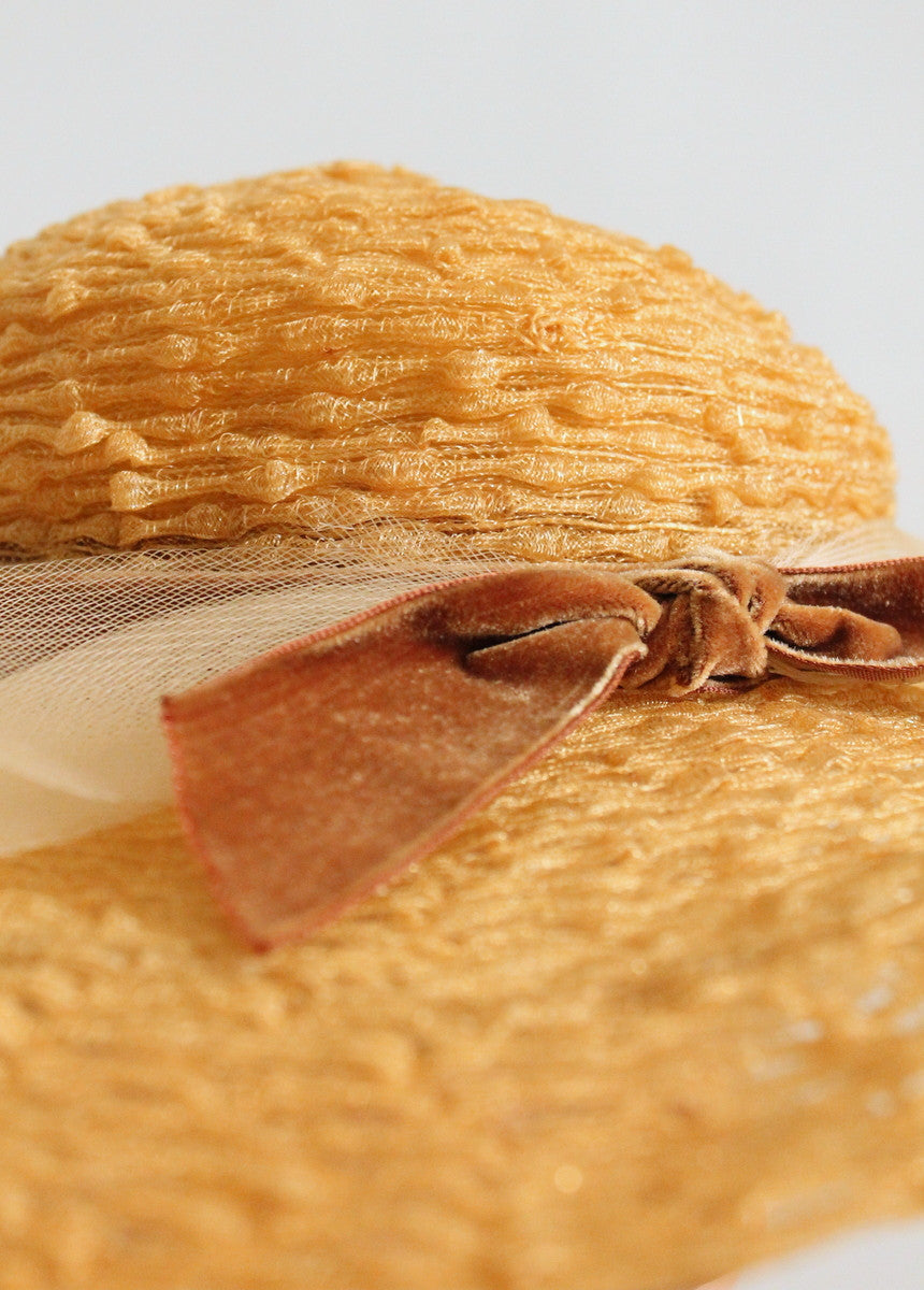 Vintage 1950s G. Howard Hodge Wide Brim Hat
