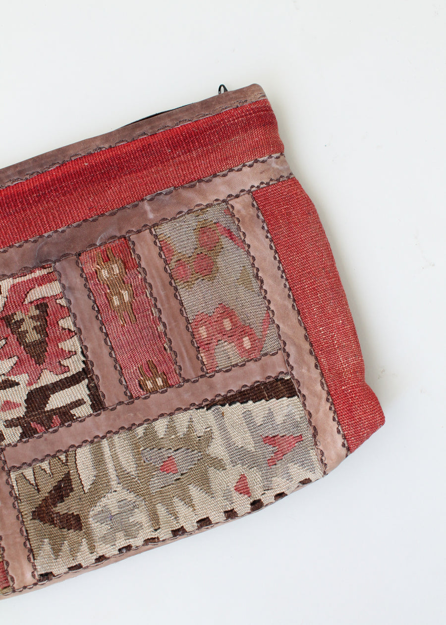 Vintage Oversized Kilim Clutch Purse