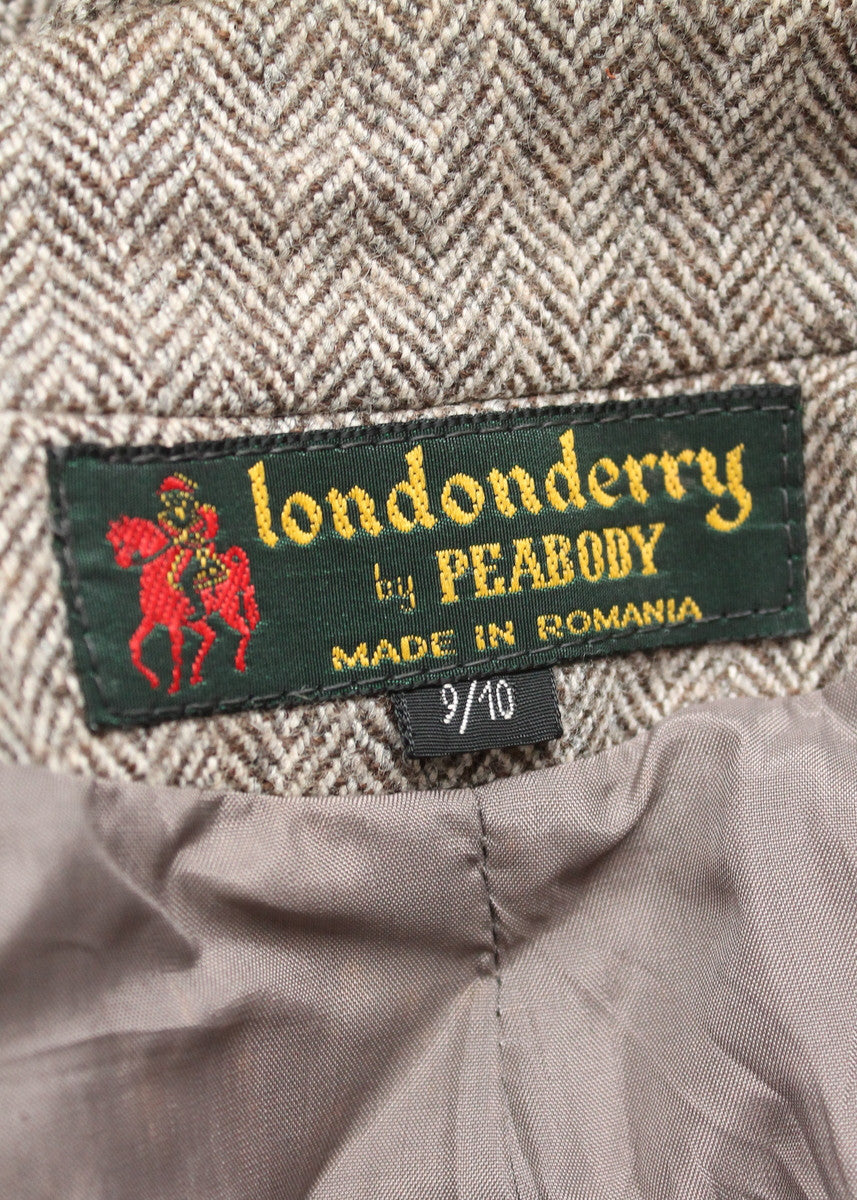 Vintage Londonderry Herringbone Tweed Jacket - Raleigh Vintage