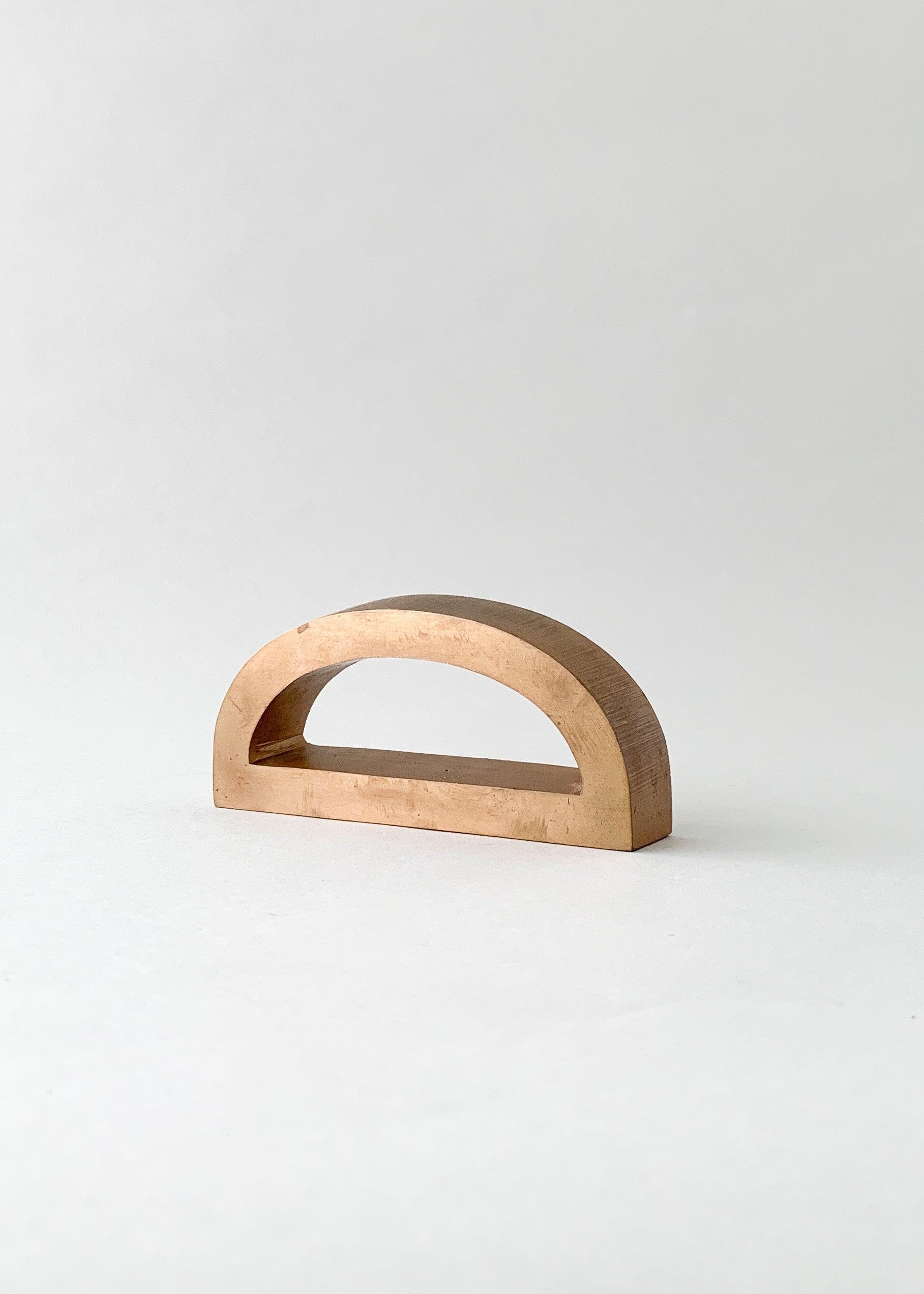Vintage Minimal Brass Paperweight