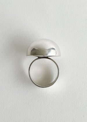 Vintage Sterling Silver Domed Ring