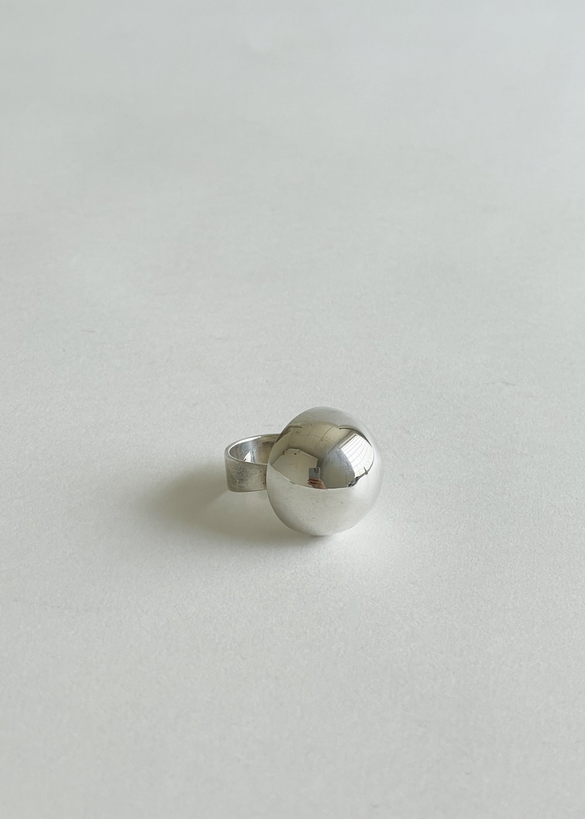 Vintage Sterling Silver Domed Ring