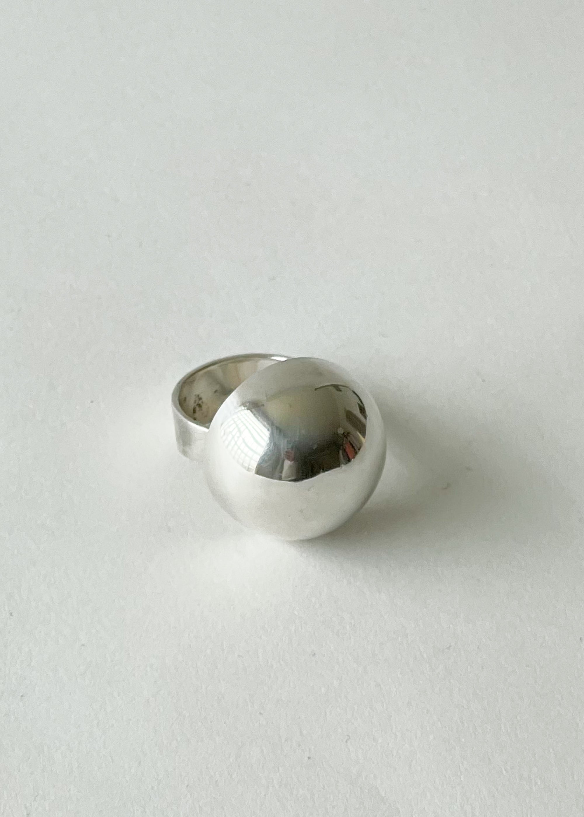 Vintage Sterling Silver Domed Ring