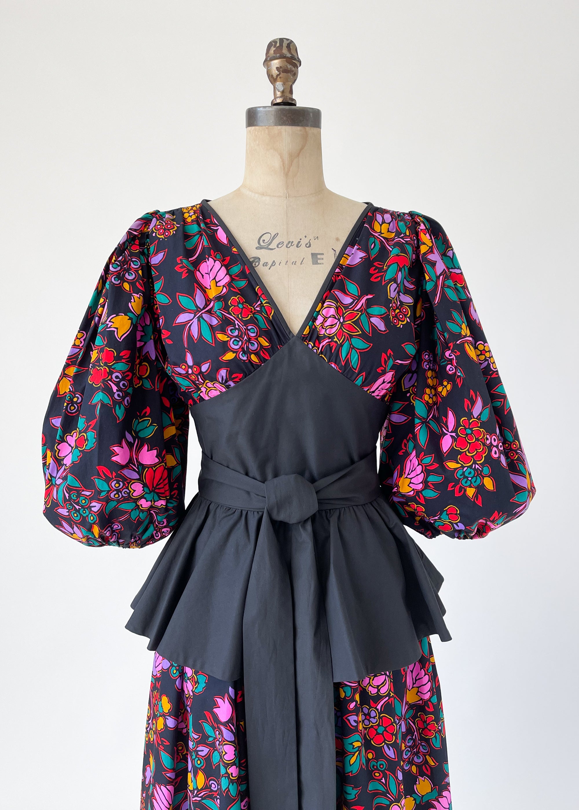 cotton peplum dress Derek Lam 10 Crosby Women's Azure Peplum Dress - Blue - Size 4