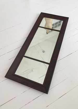Vintage Wood Frame Floor Mirror