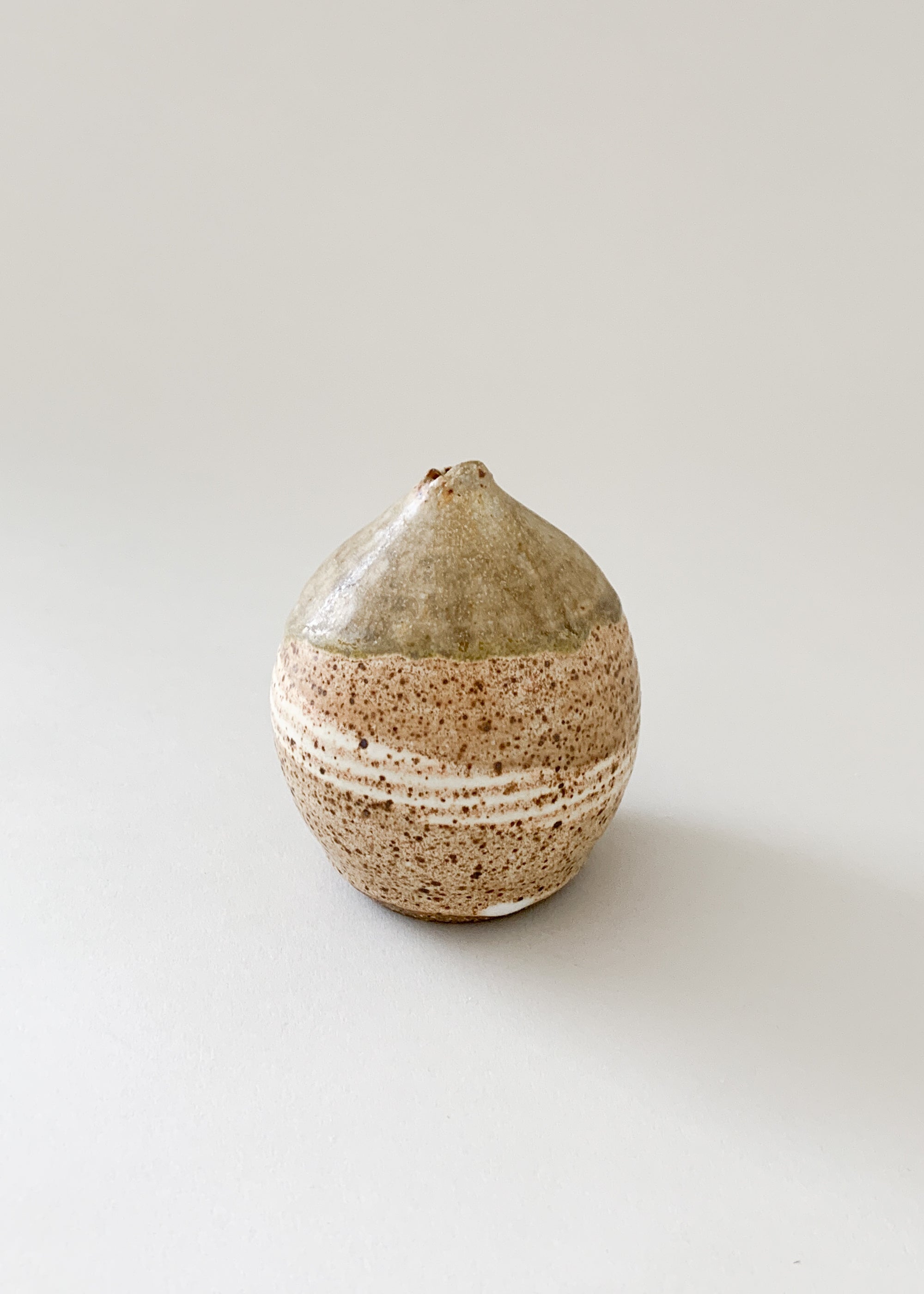 Vintage Round Bud Vase