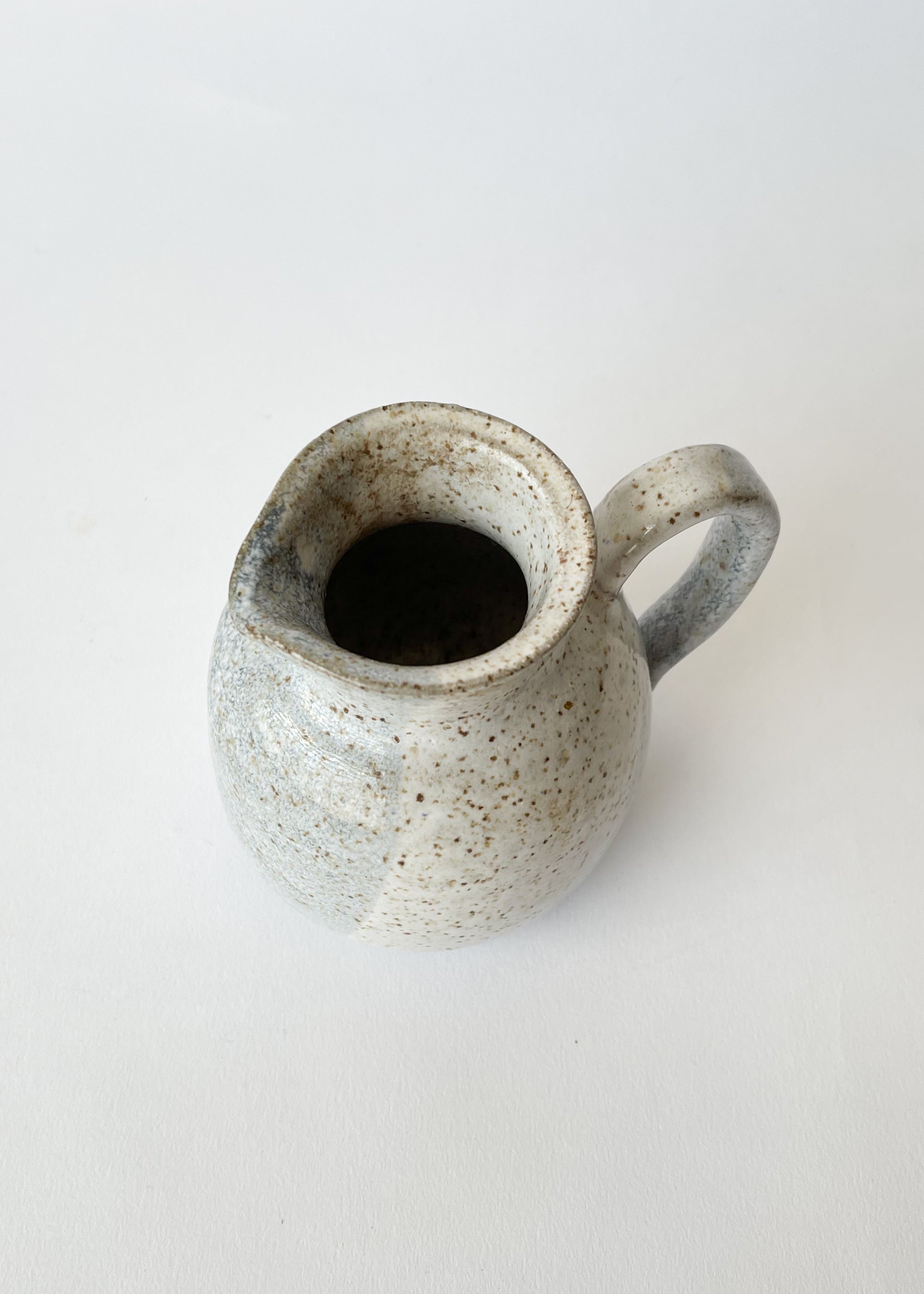 Vintage Handmade Small Ceramic Pitcher