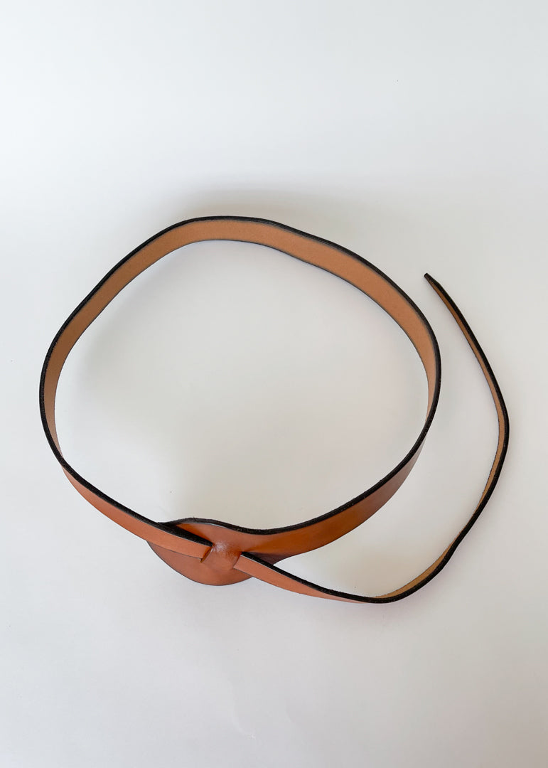 Vintage Leather Threader Hip Belt