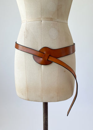Vintage Leather Threader Hip Belt