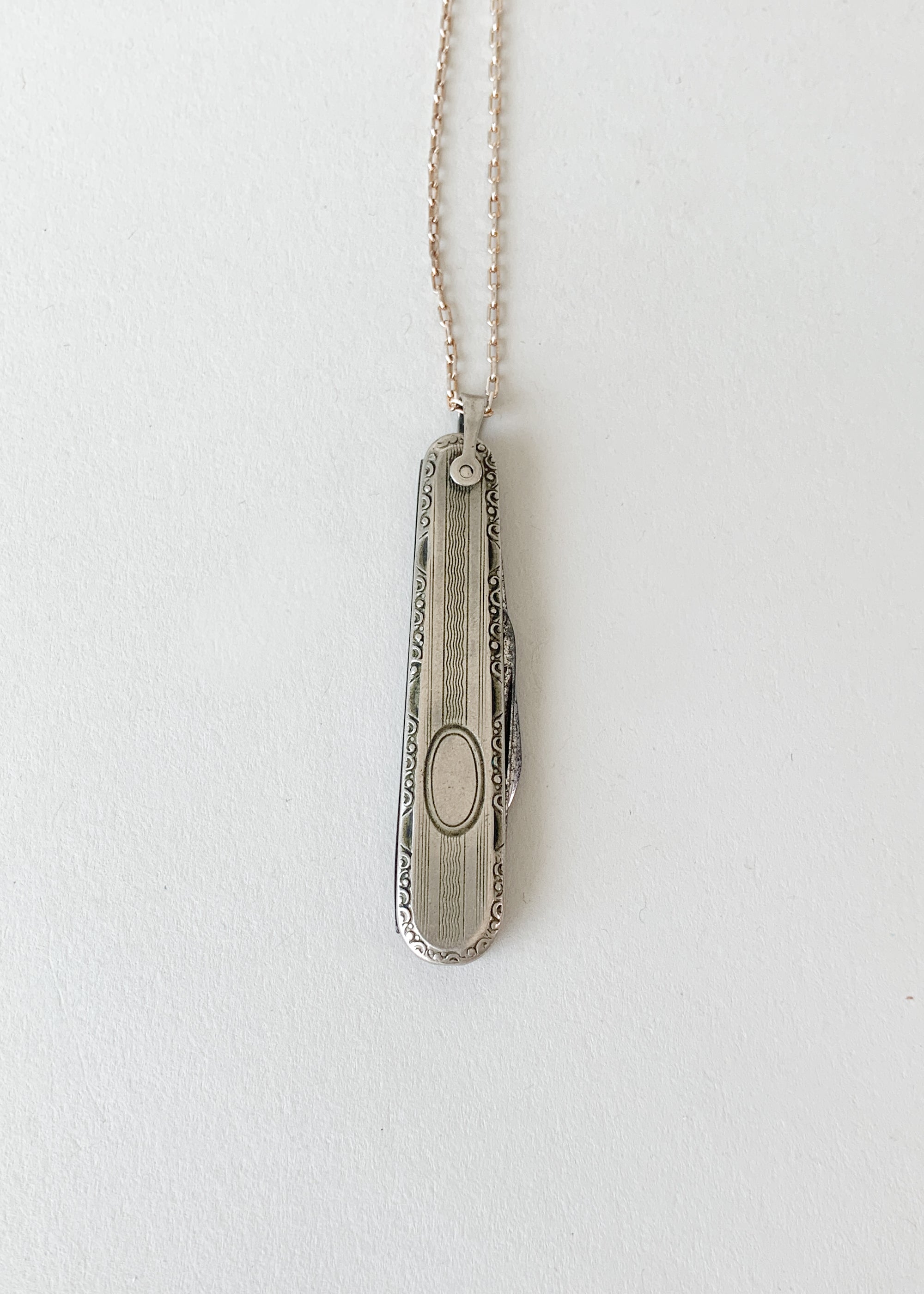 Vintage 1930s Pocketknife Necklace
