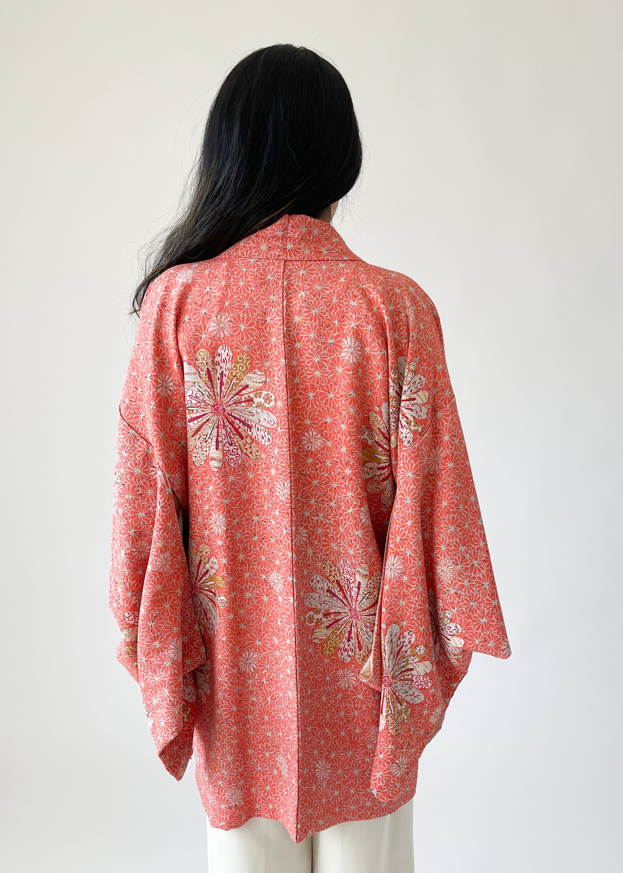 Vintage Peach Kimono