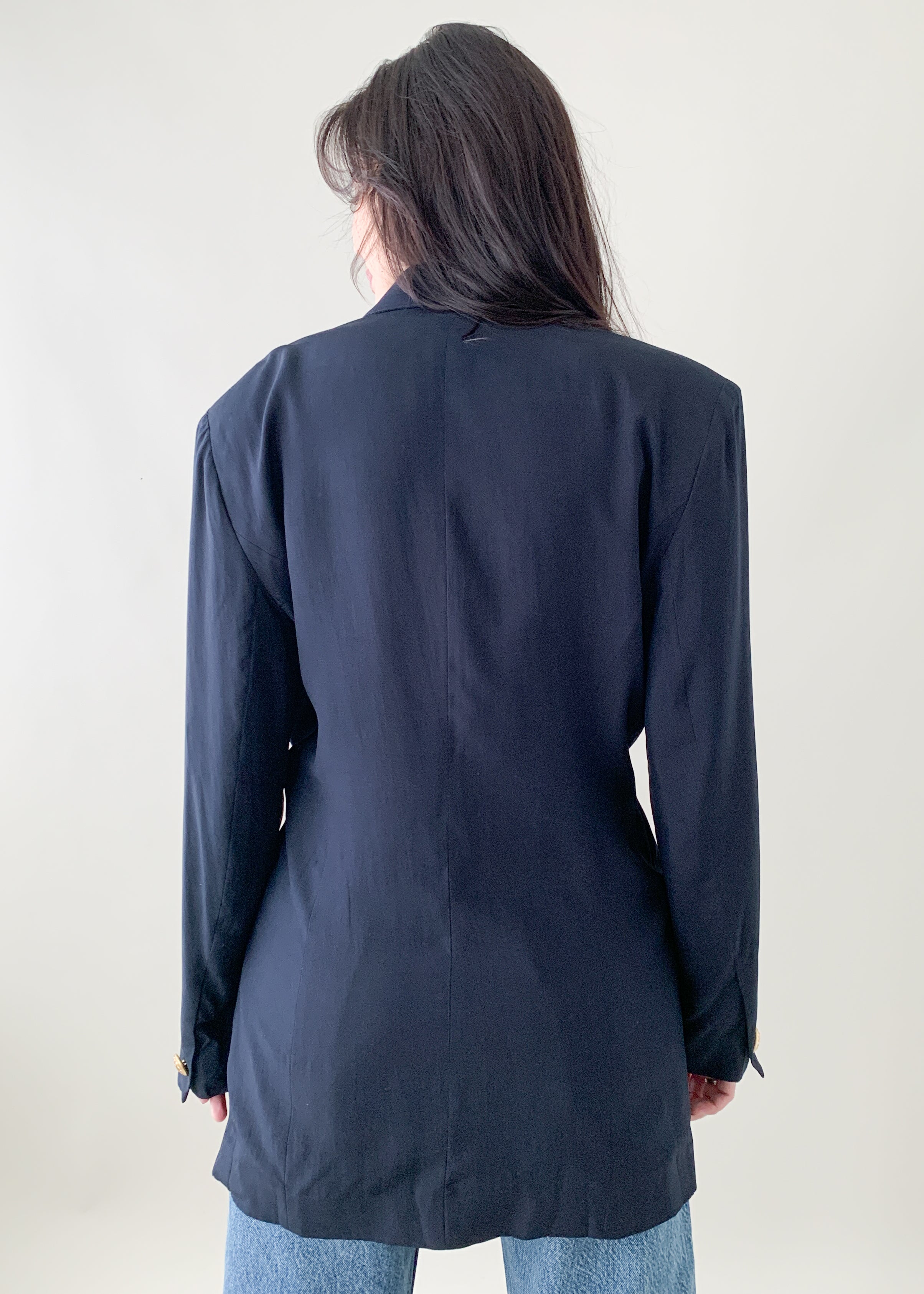 Vintage Donna Karan Silk Blazer