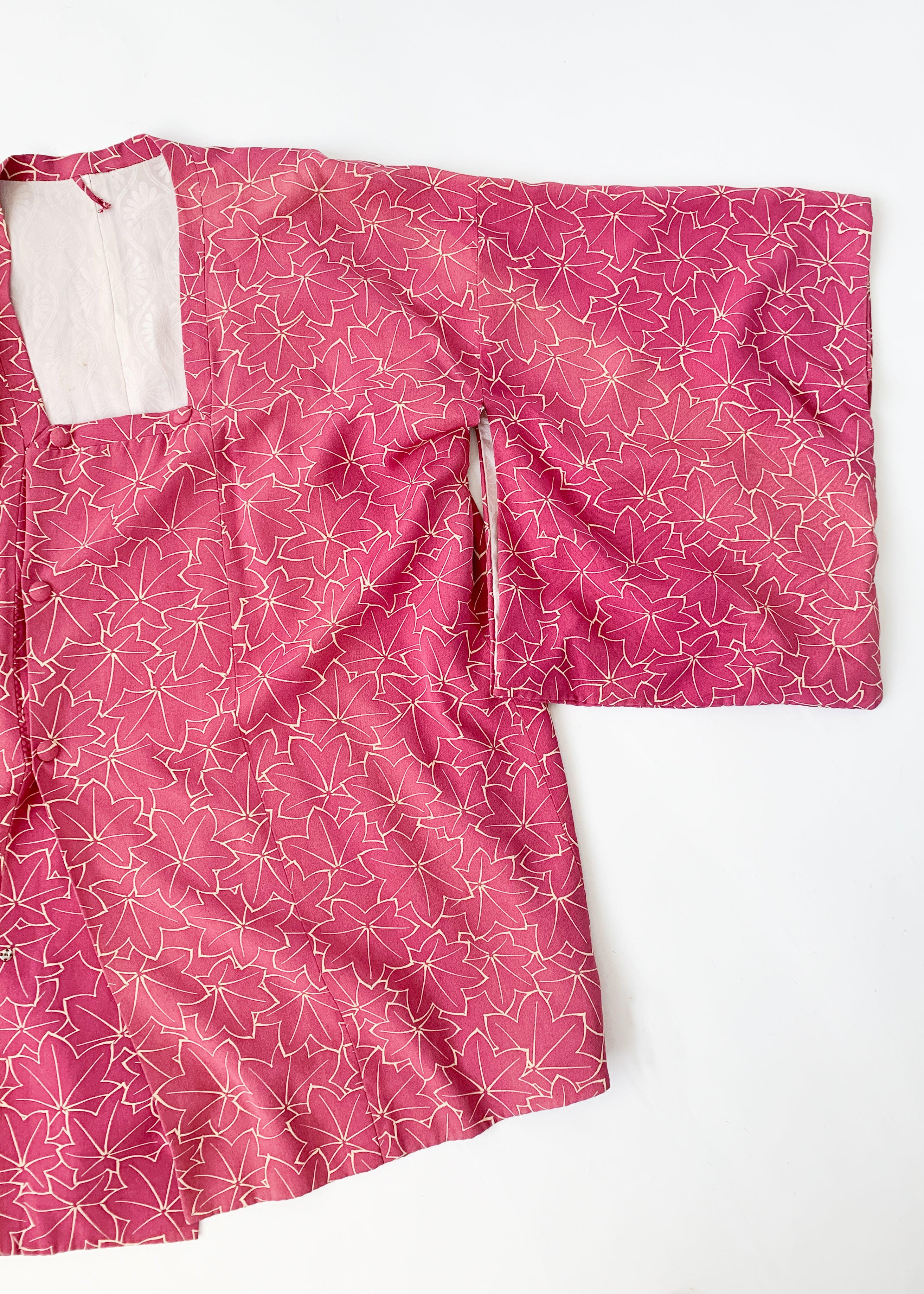 Vintage 1950s Silk Haori Michiyuki Jacket