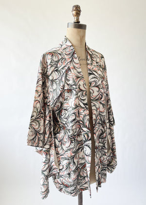 Vintage 1950s Short Kimono