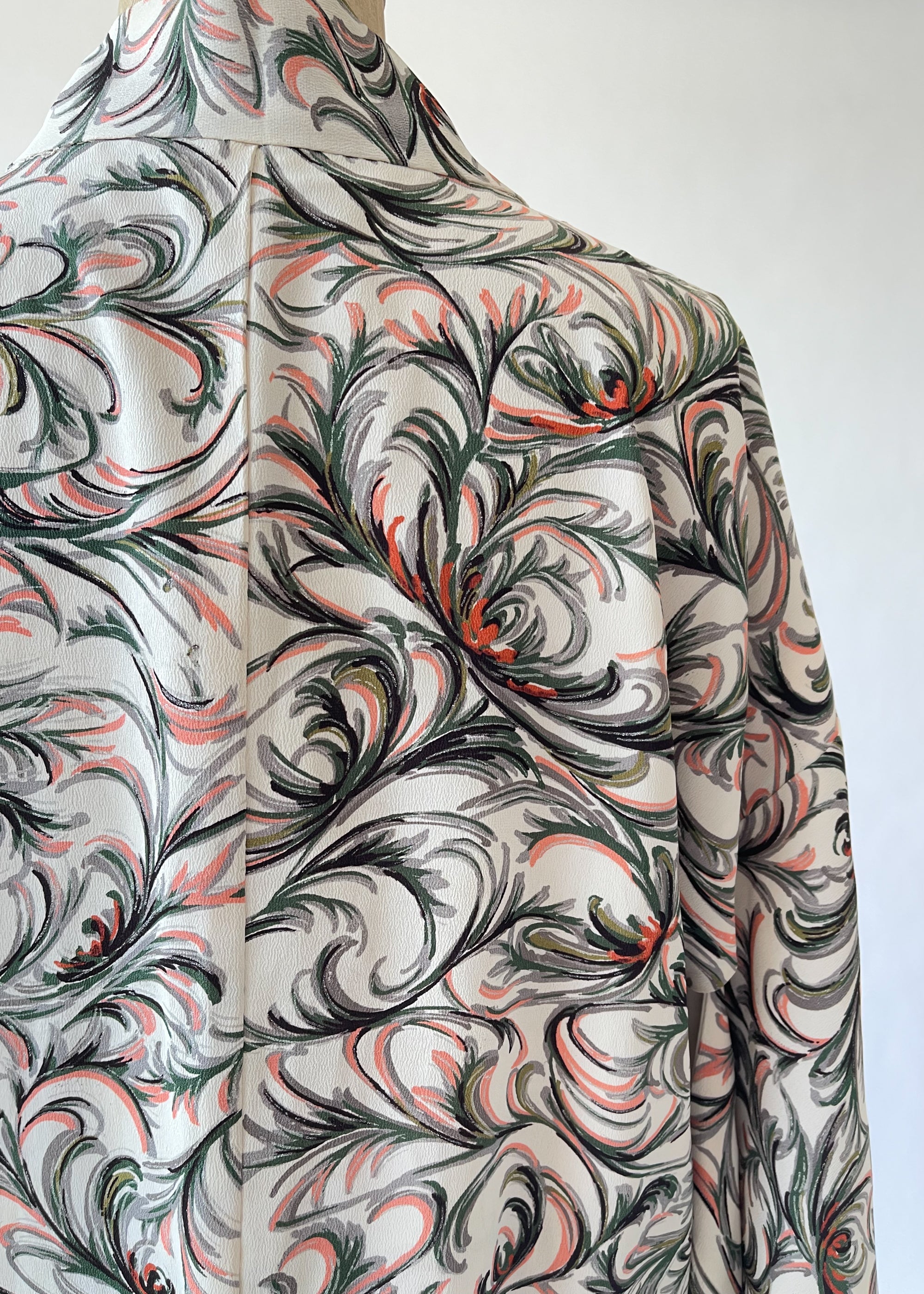 Vintage 1950s Short Kimono