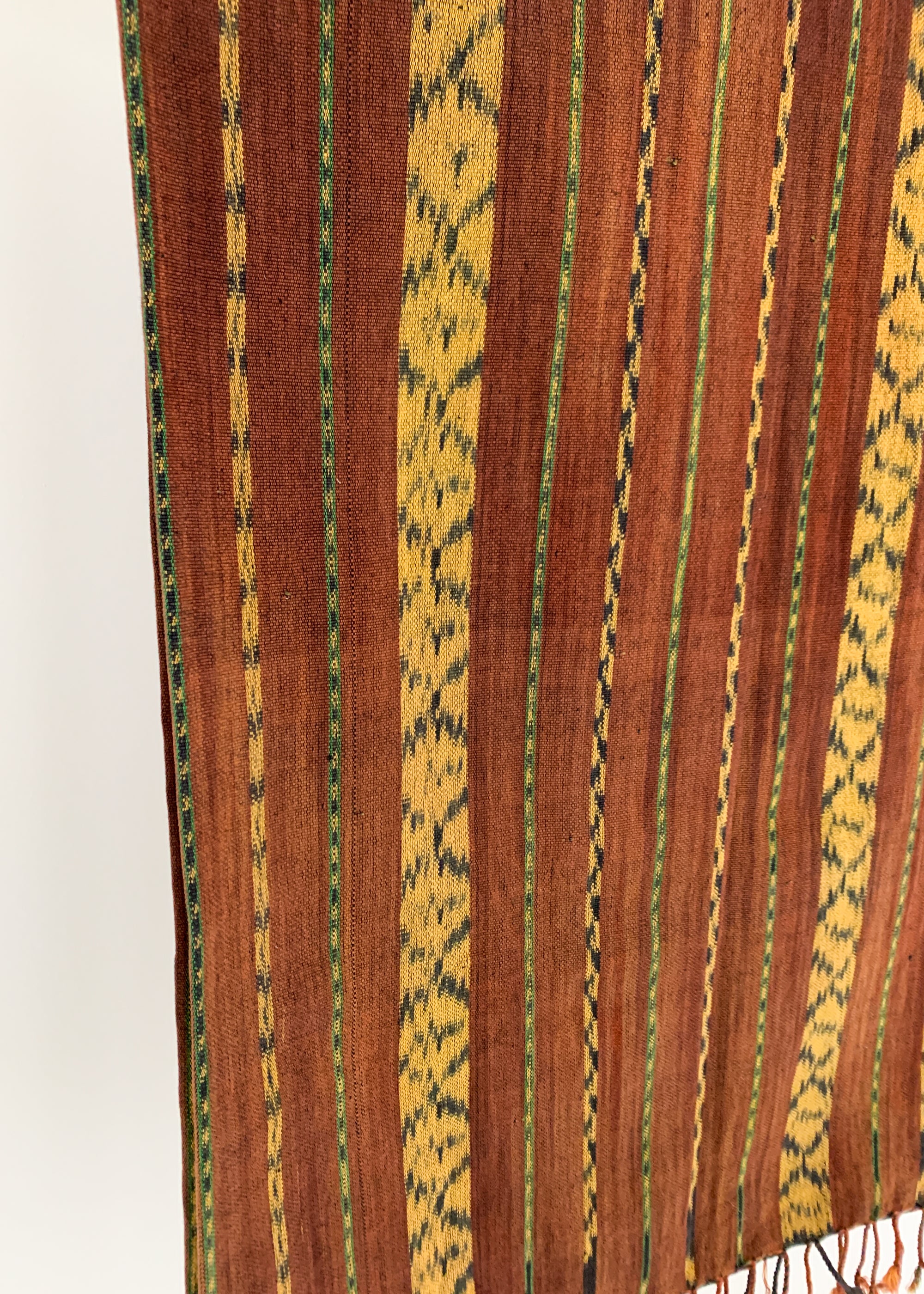 Vintage Sun Bleached Ikat Throw