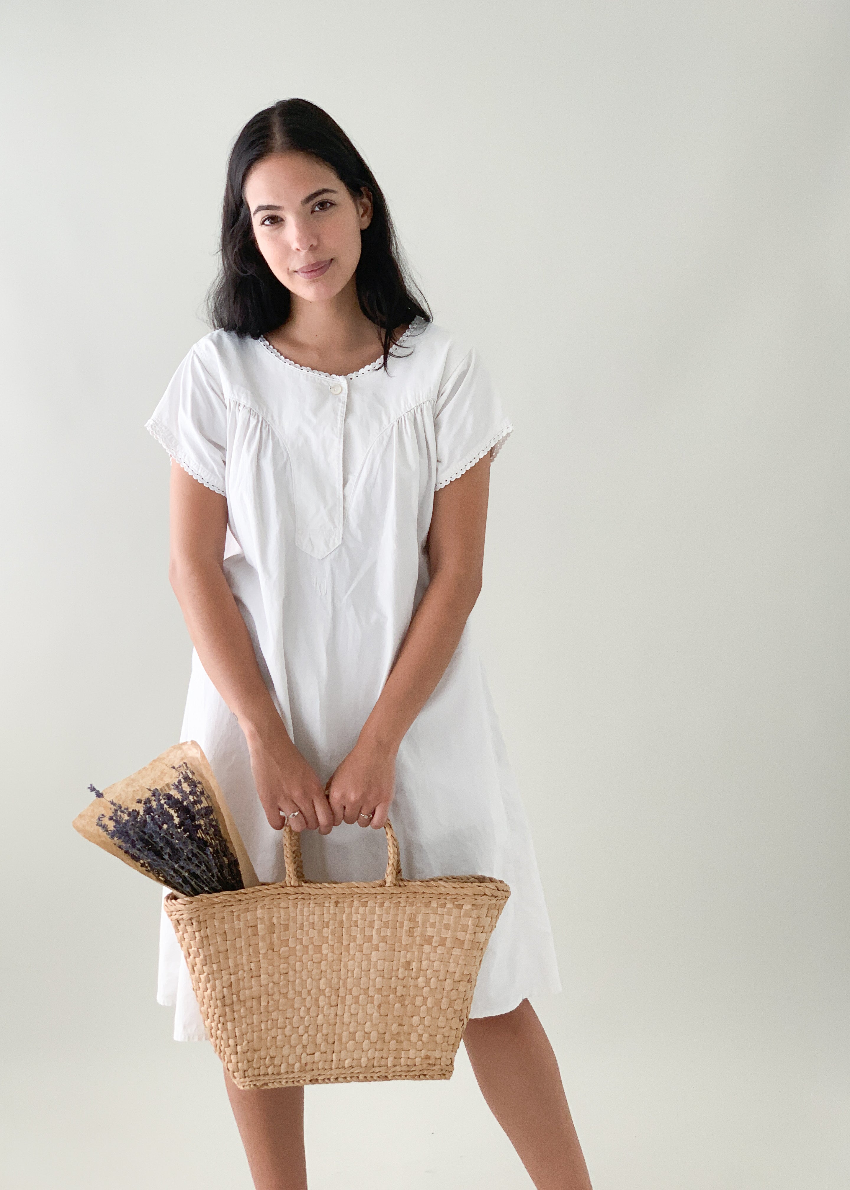 Antique Cotton Summer Dress