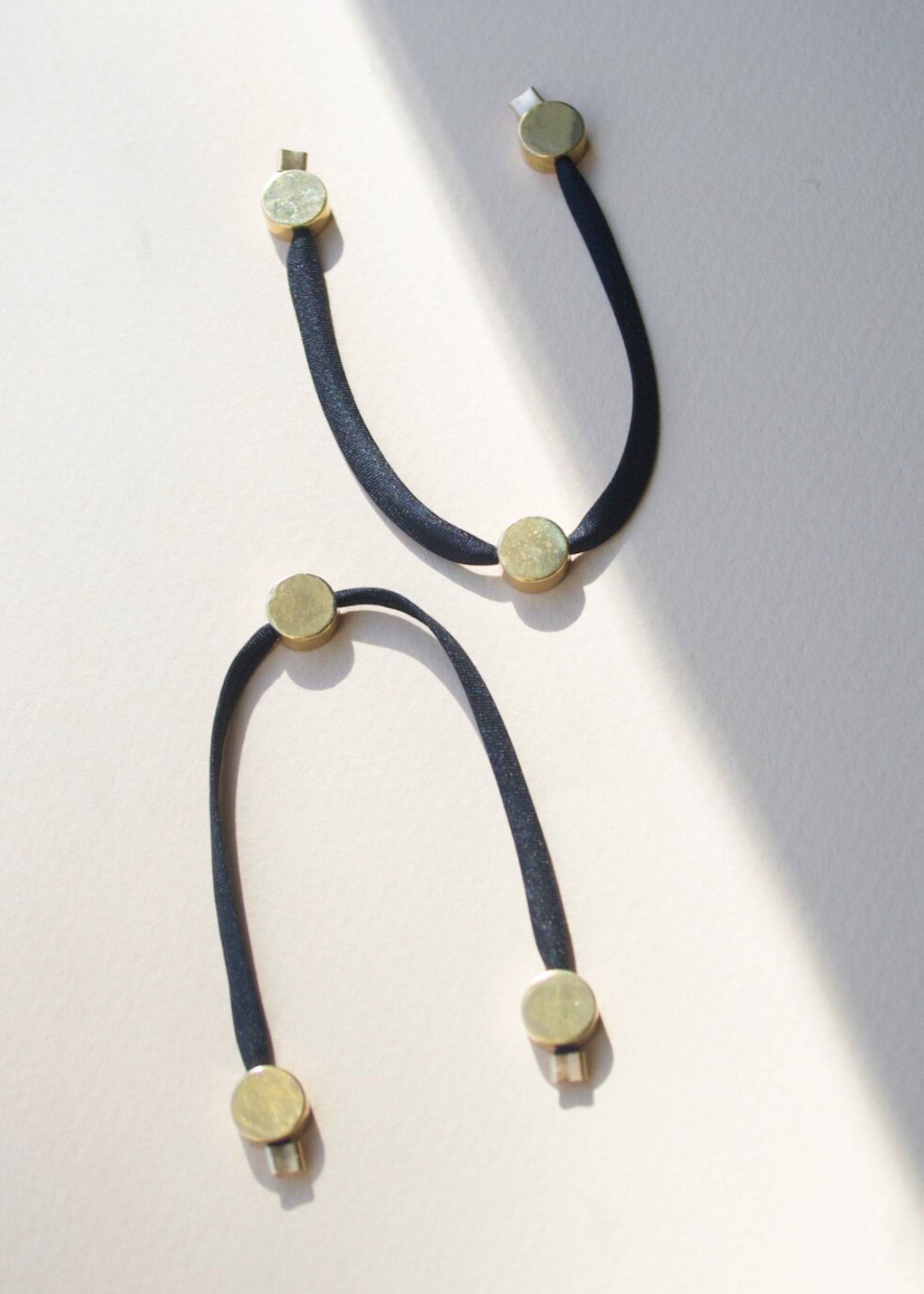 Petite Cascade Earrings in Ebony