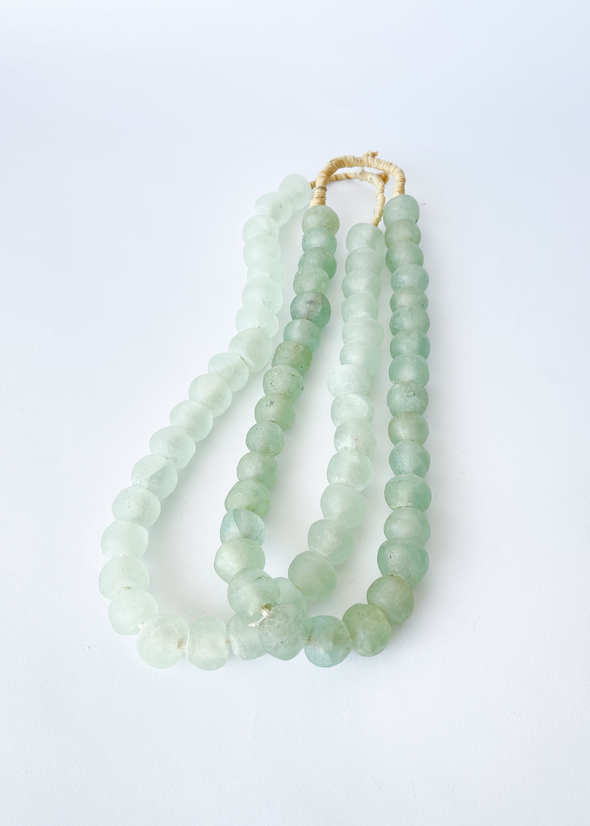 Vintage African Recycled Glass Beaded Necklace