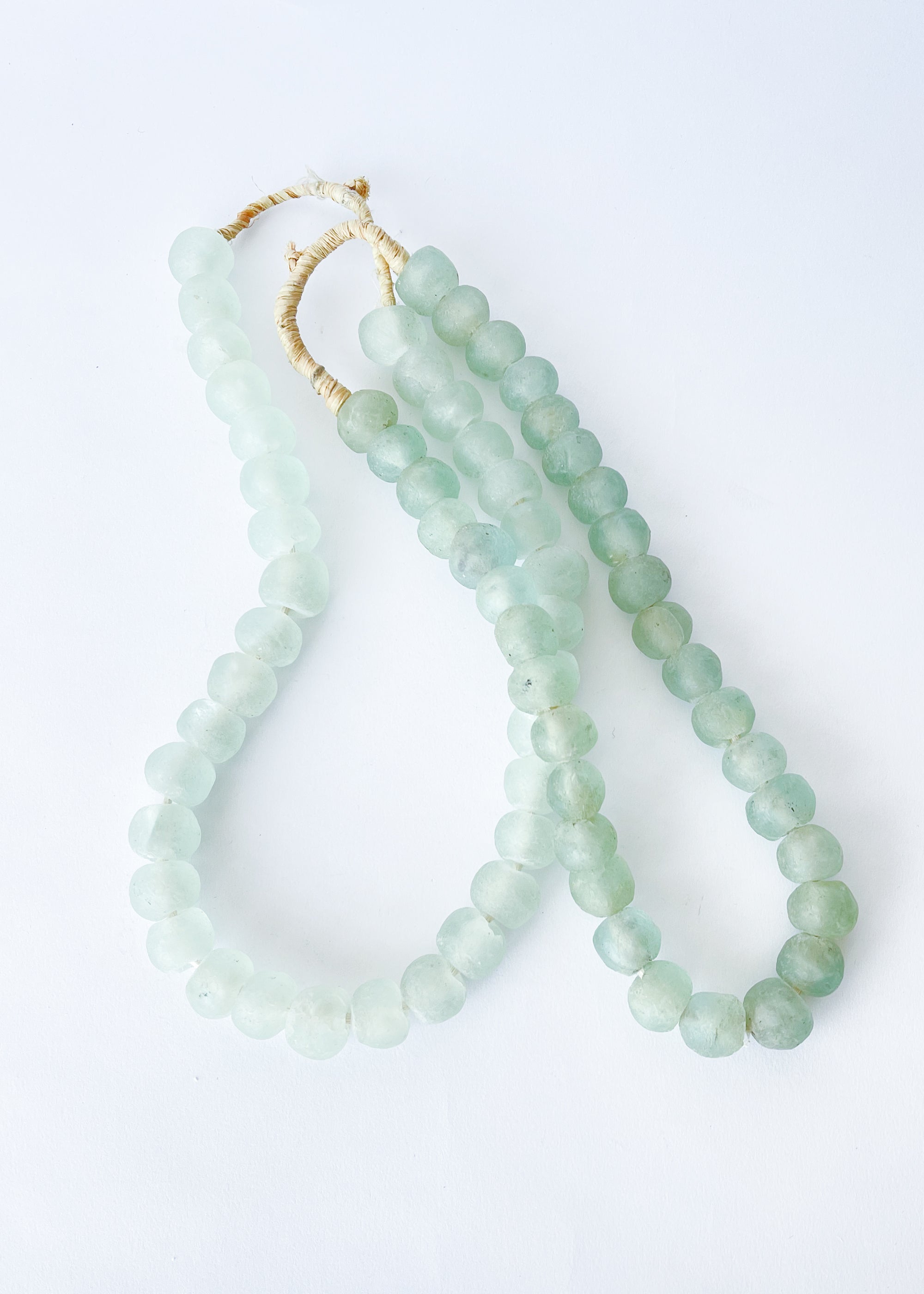 Vintage African Recycled Glass Beaded Necklace