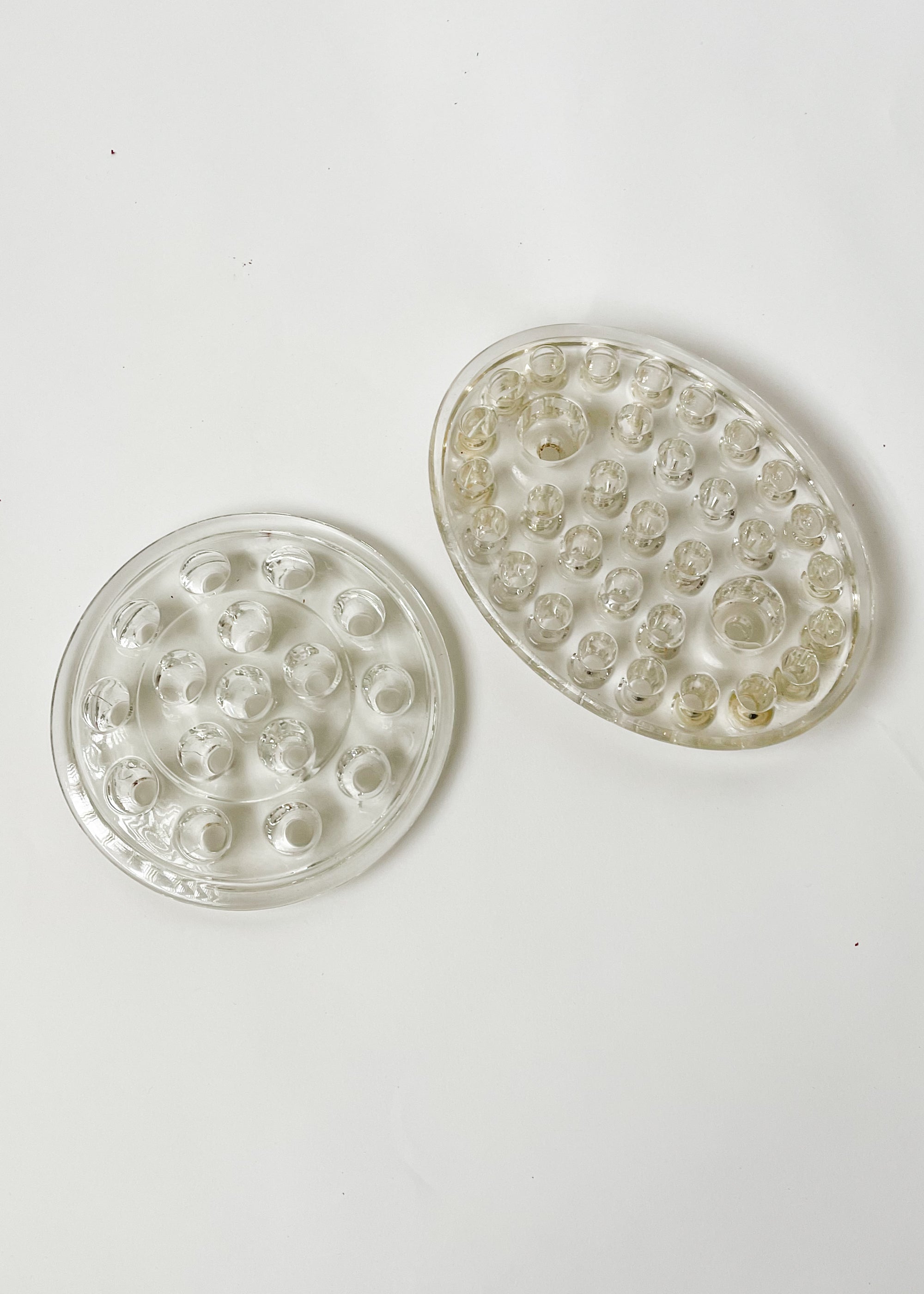 Vintage Glass Flower Frog